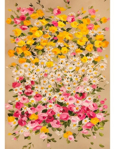 Guirnalda de flores (beige)