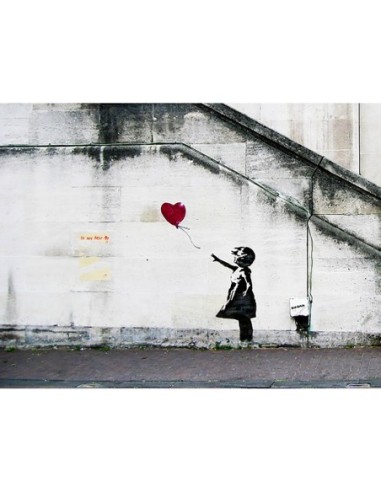 South Bank, Londres (grafiti atribuido a Banksy - detalle)