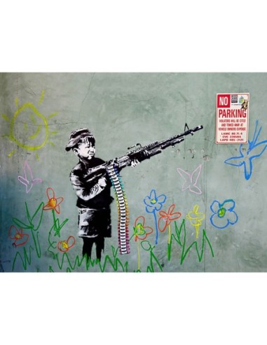 Westwood, Los Ángeles (graffiti atribuido a Banksy)
