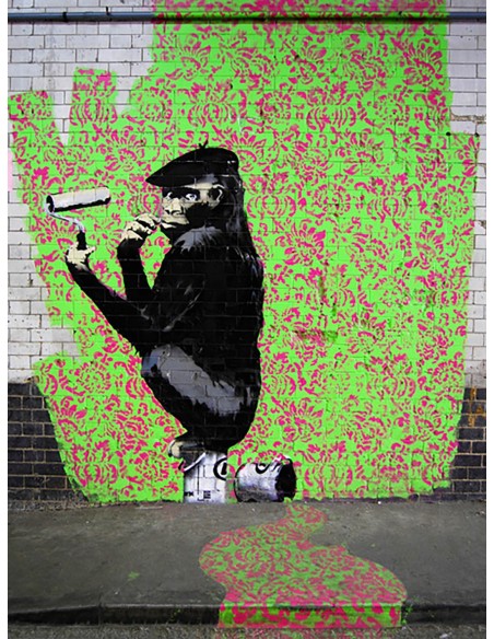 Leake Street, Londres (grafiti atribuido a Banksy)