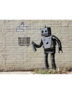Stillwell Avenue, Coney Island, Nueva York (graffiti atribuido a Banksy)