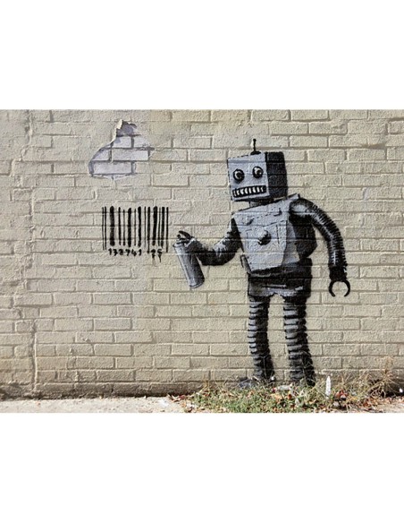 Stillwell Avenue, Coney Island, Nueva York (graffiti atribuido a Banksy)
