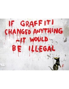 Clipstone Street, Londres (grafiti atribuido a Banksy)
