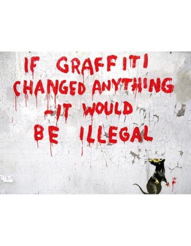 Clipstone Street, Londres (grafiti atribuido a Banksy)
