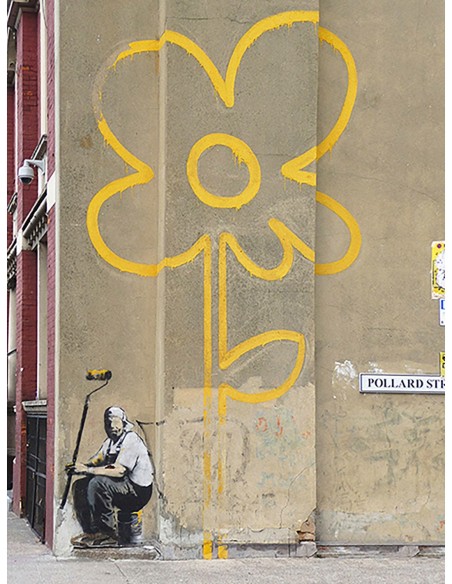 Pollard Street, Londres (grafiti atribuido a Banksy)