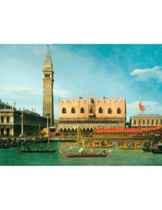 El Bucintoro en el Molo el día de la Ascensión