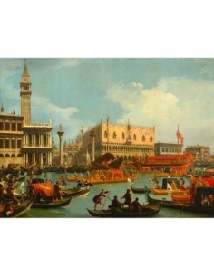 El Bucintoro regresa al muelle frente al Palacio Ducal