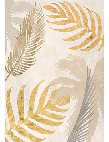 Hojas de palma doradas III