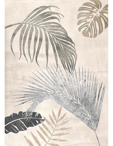 Hojas de palma plateadas II