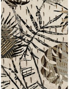 Panel II de palmeras grises