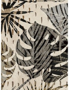 Panel III de palmeras grises