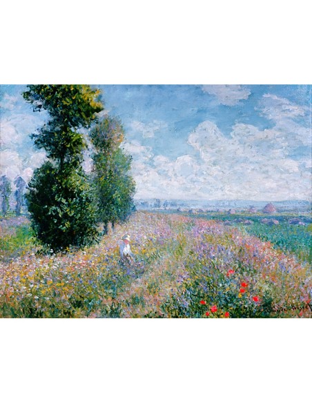 Pradera con álamos (detalle)