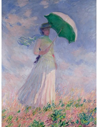 Mujer con sombrilla (derecha)