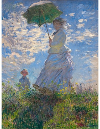 Mujer bajo el paraguas