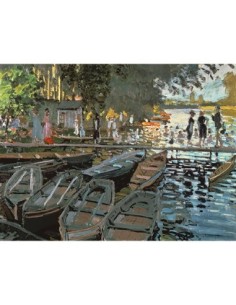 Bañistas en La Grenouillere (detalle)