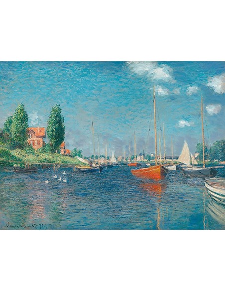 Barcos rojos, Argenteuil, 1875