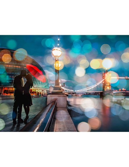 Besos en Londres (detalle)