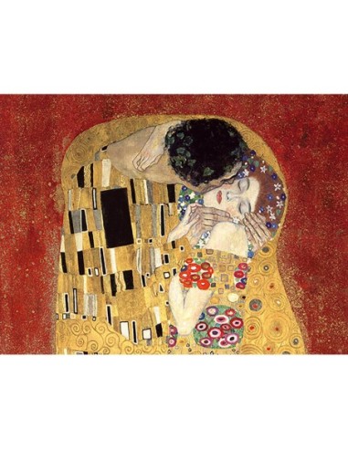 El beso, detalle (variación roja)