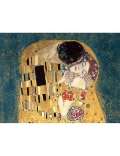 El beso, detalle (variación azul)