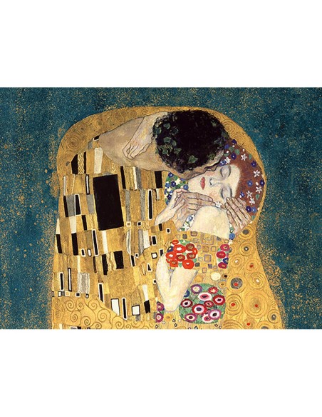 El beso, detalle (variación azul)