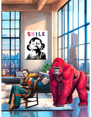 Surrealoft, En casa de las chicas (detalle)