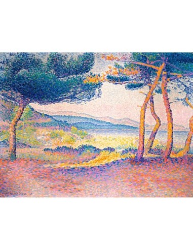 Pinos a lo largo de la orilla, 1896