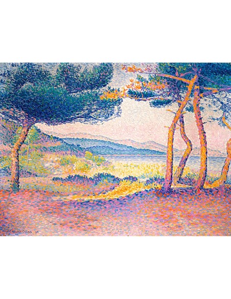Pinos a lo largo de la orilla, 1896