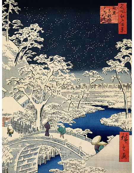 Puente de tambor en Meguro y Sunset Hill