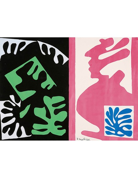 Composición, negro y rojo, 1947