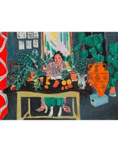 Interior con un jarrón etrusco