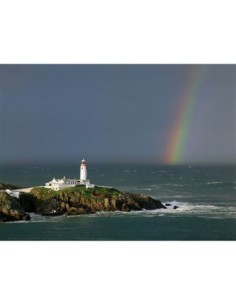 Arco iris sobre Fanad-Head, Irlanda