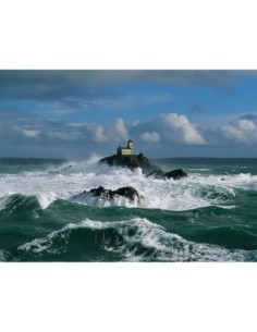 Faro de Tévennec, mar de Iroise