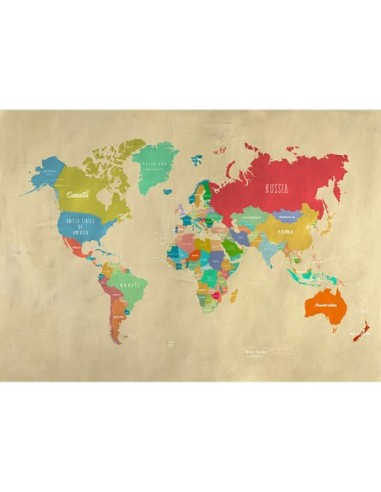 Mapa moderno del mundo