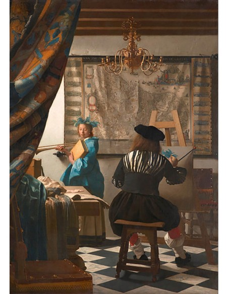 El arte de la pintura (detalle)