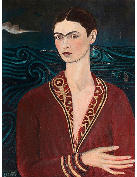 Autorretrato con vestido de terciopelo, 1926
