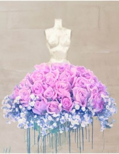 Vestida de flores II