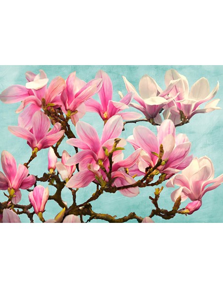 Rama de magnolia (turquesa)