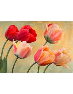 Tulipanes dorados (detalle)