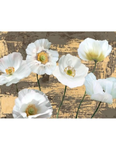 Amapolas lavadas (ceniza y oro)