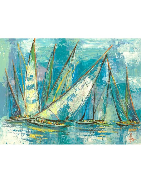 Velas color aguamarina