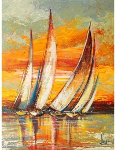 Regata al atardecer I