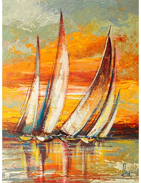 Regata al atardecer I