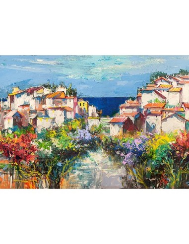 Pueblo junto al mar (detalle)