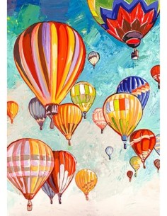 Baile en globo aerostático (detalle)