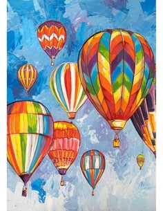 Desfile de globos aerostáticos (detalle)