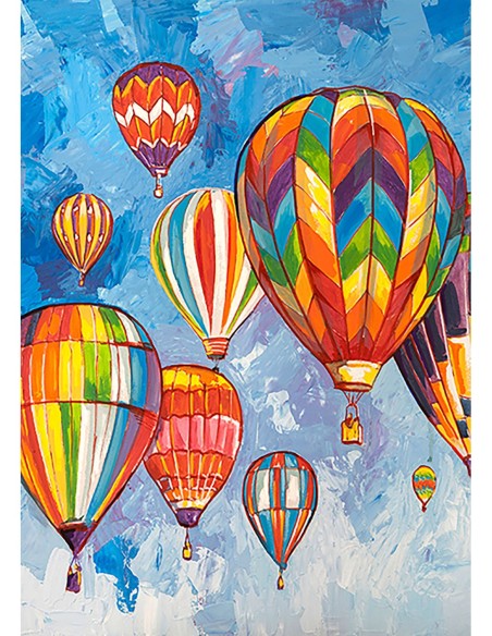 Desfile de globos aerostáticos (detalle)