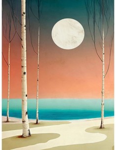 Calma a la luz de la luna (detalle)