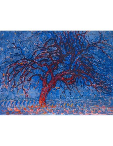 Árbol rojo vespertino