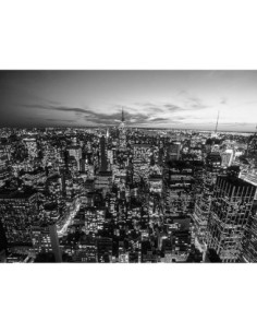 Horizonte de Manhattan con el Empire State Building, Nueva York