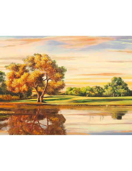 Reflejos en el lago (detalle)